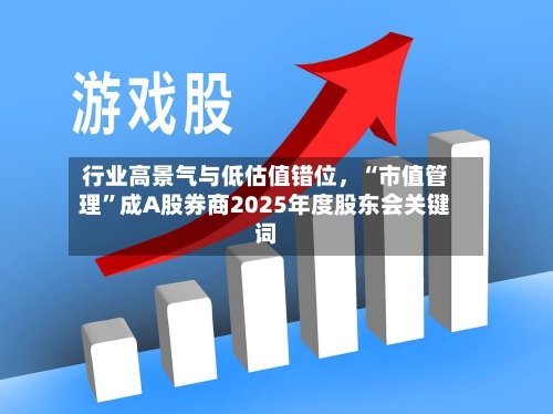行业高景气与低估值错位，“市值管理	”成A股券商2025年度股东会关键词-第2张图片