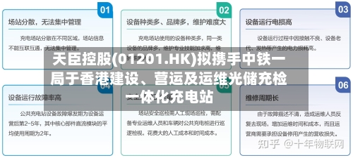 天臣控股(01201.HK)拟携手中铁一局于香港建设	、营运及运维光储充检一体化充电站-第3张图片