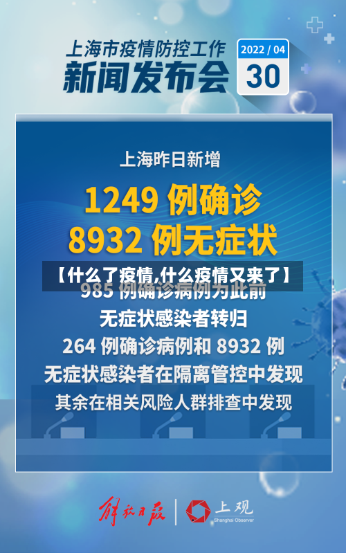 【什么了疫情,什么疫情又来了】